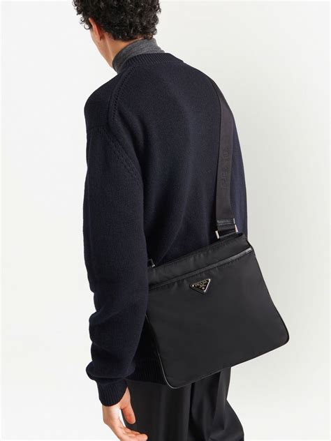 prada re-nylon messenger bag|prada messenger tasche.